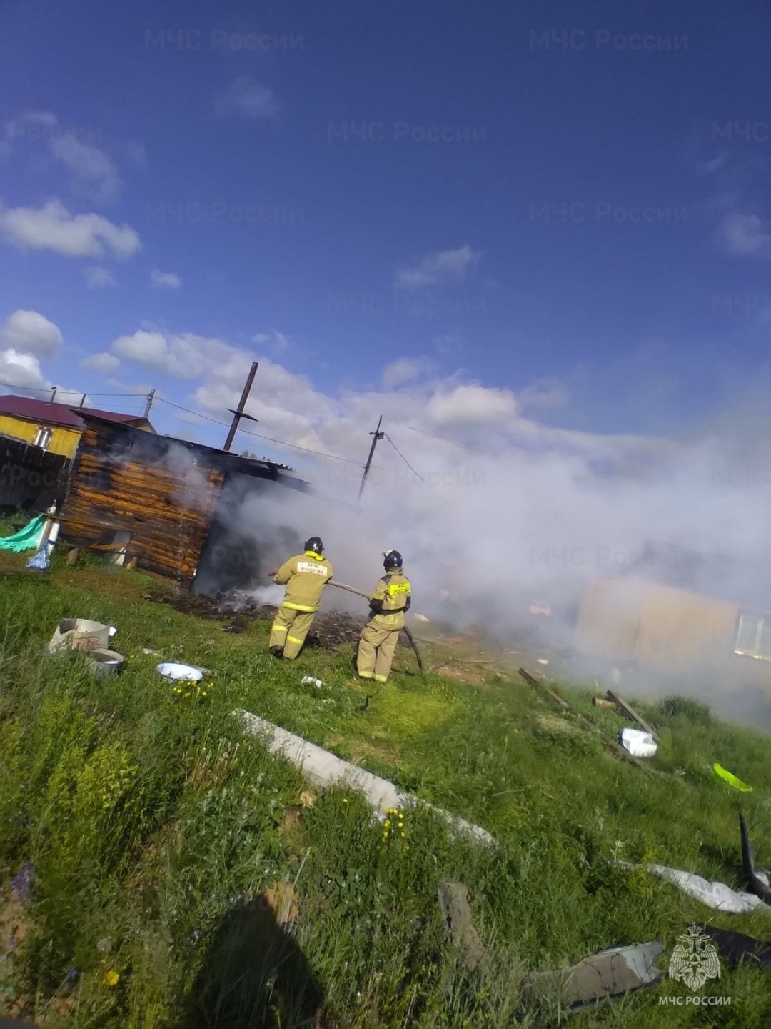 Пожар в Качугском районе